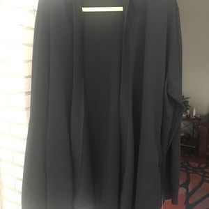 open cardigan cotton sweater